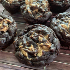 How I make rich, chocolate peanut butter low calorie muffins!