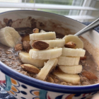 What I Eat in a Day on Weight Watchers - protein oats, taco soup, burger and fries!